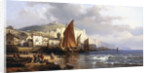 Yport, Normandy, France by Charles Euphrasie Kuwasseg