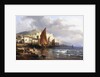 Yport, Normandy, France by Charles Euphrasie Kuwasseg