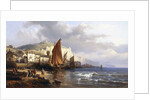 Yport, Normandy, France by Charles Euphrasie Kuwasseg