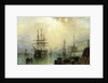 H.M.S. War Sprite off Greenwich, London by Claude Thomas Stanfield Moore