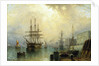 H.M.S. War Sprite off Greenwich, London by Claude Thomas Stanfield Moore