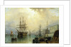 H.M.S. War Sprite off Greenwich, London by Claude Thomas Stanfield Moore