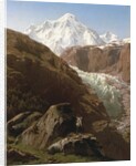 The Gorner Glacier and Zermatt Valley, Switzerland by Jean Francois Xavier Roffiaen