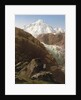 The Gorner Glacier and Zermatt Valley, Switzerland by Jean Francois Xavier Roffiaen