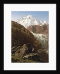 The Gorner Glacier and Zermatt Valley, Switzerland by Jean Francois Xavier Roffiaen