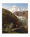 The Gorner Glacier and Zermatt Valley, Switzerland by Jean Francois Xavier Roffiaen