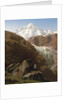 The Gorner Glacier and Zermatt Valley, Switzerland by Jean Francois Xavier Roffiaen