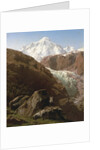 The Gorner Glacier and Zermatt Valley, Switzerland by Jean Francois Xavier Roffiaen
