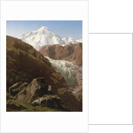 The Gorner Glacier and Zermatt Valley, Switzerland by Jean Francois Xavier Roffiaen