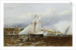 A Regatta at Plymouth, England by Henry A. Luscombe