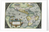 Americae Sive Novi Orbis, Nova Descriptio Map by Abraham Ortelius