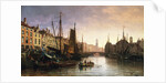 A View of Amsterdam, the Netherlands by Charles Euphrasie Kuwasseg