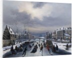 Skating on the Ice by Louis Claude Malbranche