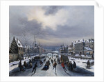 Skating on the Ice by Louis Claude Malbranche