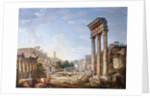 The Forum, Rome, Italy by Giovanni Paolo Panini