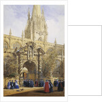 St. Mary's, Oxford University, England by Joseph Nash