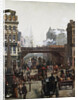 Ludgate Hill, London, England by Wilhelm Trubner