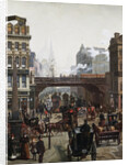 Ludgate Hill, London, England by Wilhelm Trubner