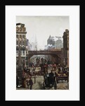 Ludgate Hill, London, England by Wilhelm Trubner