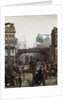 Ludgate Hill, London, England by Wilhelm Trubner