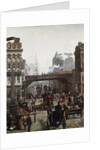 Ludgate Hill, London, England by Wilhelm Trubner