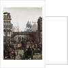 Ludgate Hill, London, England by Wilhelm Trubner