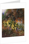 Spring Flowers on a Mossy Bank by Charles Archer