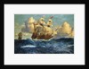 The English Fleet at Sea by Charles Dixon