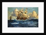 The English Fleet at Sea by Charles Dixon