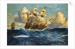 The English Fleet at Sea by Charles Dixon