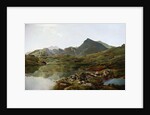 Llyn Y Cwm Fflynnon, North Wales by Sidney Richard Percy