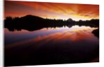 Sunset in the Teton Range by Anonymous