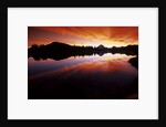 Sunset in the Teton Range by Anonymous