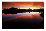 Sunset in the Teton Range by Anonymous