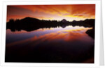 Sunset in the Teton Range by Anonymous