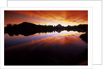 Sunset in the Teton Range by Anonymous