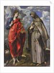 Saint John the Evangelist and Saint Francis by El Greco