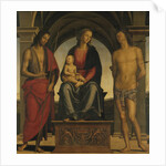 Madonna and Child with Saint John the Baptist and Saint Sebastian by Perugino