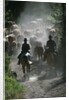 Driving Cattle at Bar Cross Ranch by Anonymous
