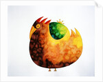 Rooster in the morning by Anonymous