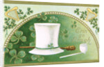 Erin Go Bragh Postcard with Top Hat by Anonymous