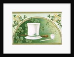 Erin Go Bragh Postcard with Top Hat by Anonymous