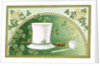 Erin Go Bragh Postcard with Top Hat by Anonymous