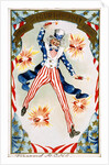 Hurrah for the Fouth of July! Hurray! Postcard by Anonymous