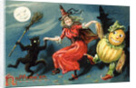 Hallowe'en Postcard by Anonymous