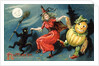 Hallowe'en Postcard by Anonymous