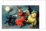 Hallowe'en Postcard by Anonymous