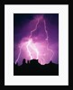 Lightning over Monument Valley by Anonymous