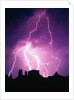 Lightning over Monument Valley by Anonymous