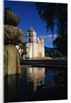Fountain Outside Santa Barbara Mission Church by Anonymous